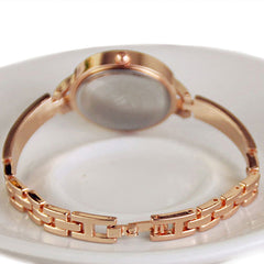 Lady Fashion Slim Alloy Band Wristwatch Quartz Analog Bracelet Wrist Watch Gift