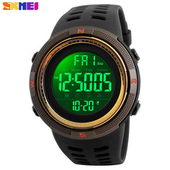 SKMEI Waterproof Mens Watches New Fashion Casual LED Digital Outdoor Sports Watch Men Multifunction Student Wrist watches