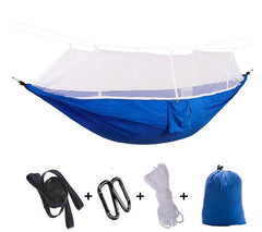 1 2 Person Outdoor Mosquito Net Parachute Hammock Camping Hanging Sleeping Bed Swing Portable  Double  Chair Hamac Army Green
