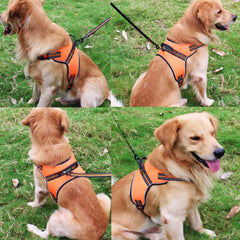 Dog Harness Breathable Safety Reflective Pets Dog Vest NO Pull Handle Control Adjustment Strap Harness For Medium Big Dog