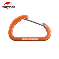 Brand Naturehike 16 pcs D Shape Camping Carabiner 4cm Aluminum Hook Clip Holder Buckles Survival Kits Fast Hang Mini Buckle Hook