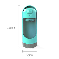 Portable Pet Dog Water Bottle Dispenser Travel Dog Bowl Cups Dogs Cats Feeding Water Outdoor Walking For Puppy Cat Pets Products