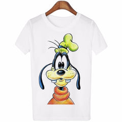 New Summer Women Lovely Cartoon O-Neck Casual Short Sleeve T-Shirt