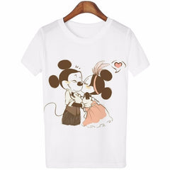 New Summer Women Lovely Cartoon O-Neck Casual Short Sleeve T-Shirt