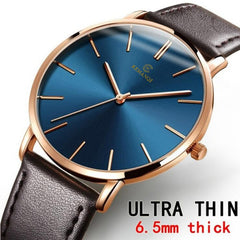 Mens Watches Ultra-thin Wrist Watch Clock Luxury Watch