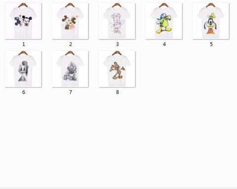 New Summer Women Lovely Cartoon O-Neck Casual Short Sleeve T-Shirt