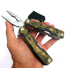 NEW EDC Pocket Multi-Tool Pliers Key Ring with Multi Knife & Hook & Saw Blade Folding Camping Outdoor Survival Multitools Plier