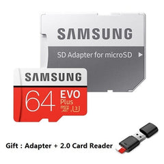 SAMSUNG EVO+  Micro SD 32G SDHC 80mb/s Grade Class10 Memory Card C10 UHS-I TF/SD Cards Trans Flash SDXC 64GB 128GB for shipping