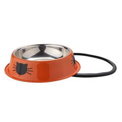 Pet Product Dog Cat Food Bowls Stainless Steel Anti-skid Dogs Cats Water Bowl Pets Drinking Feeding Bowls Tools Pet Supplies