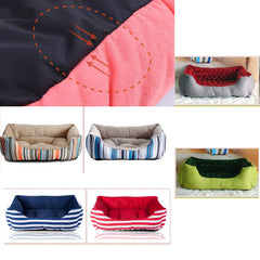 Pet Beds for Dogs and Cats Fashion Design - Red Stripe
