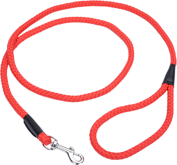 Coastal 6' Rope Dog Leash-Red