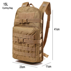 40L 15L Camping Backpack Military Bag Men Travel Bags Tactical Army Molle Climbing Rucksack Hiking Outdoor Sac De Sport XA714WA