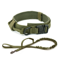 Dog Collar Adjustable Military Tactical Pets Dog Collars Leash Control Handle Training Pet Cat Dog Collar For Small Large Dogs