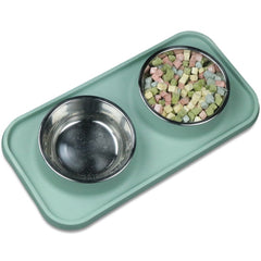 Cat Bowl Non-slip Double Cat Bowl With Raised Stand Dog Bowl Food Water Feeder For Cats For Dogs Pets Supplies Dropshipping
